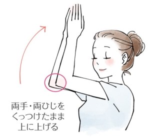肩甲骨の可動域チェック